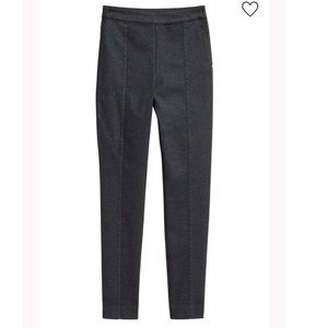 H&M Black Glitter Tight Skinny Pants, EUC